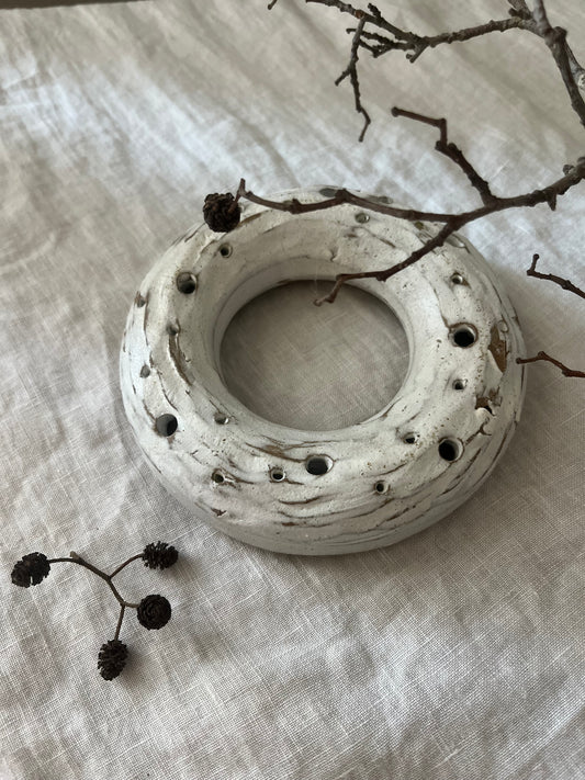 Ripple Floral Wreath Ring