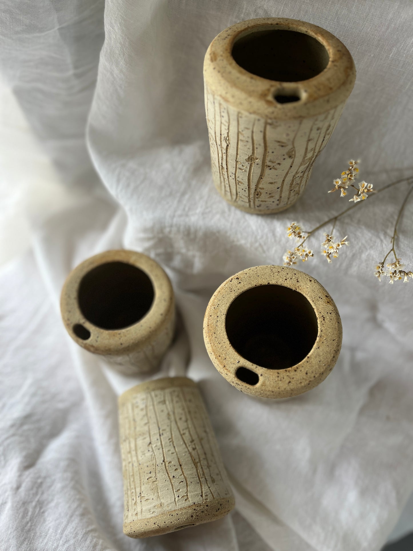 Birch Stoneware Travel Mug