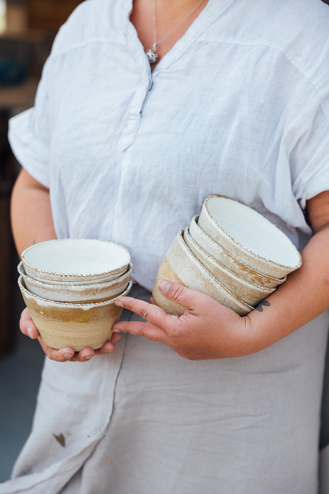 Rustic Stoneware Bowl