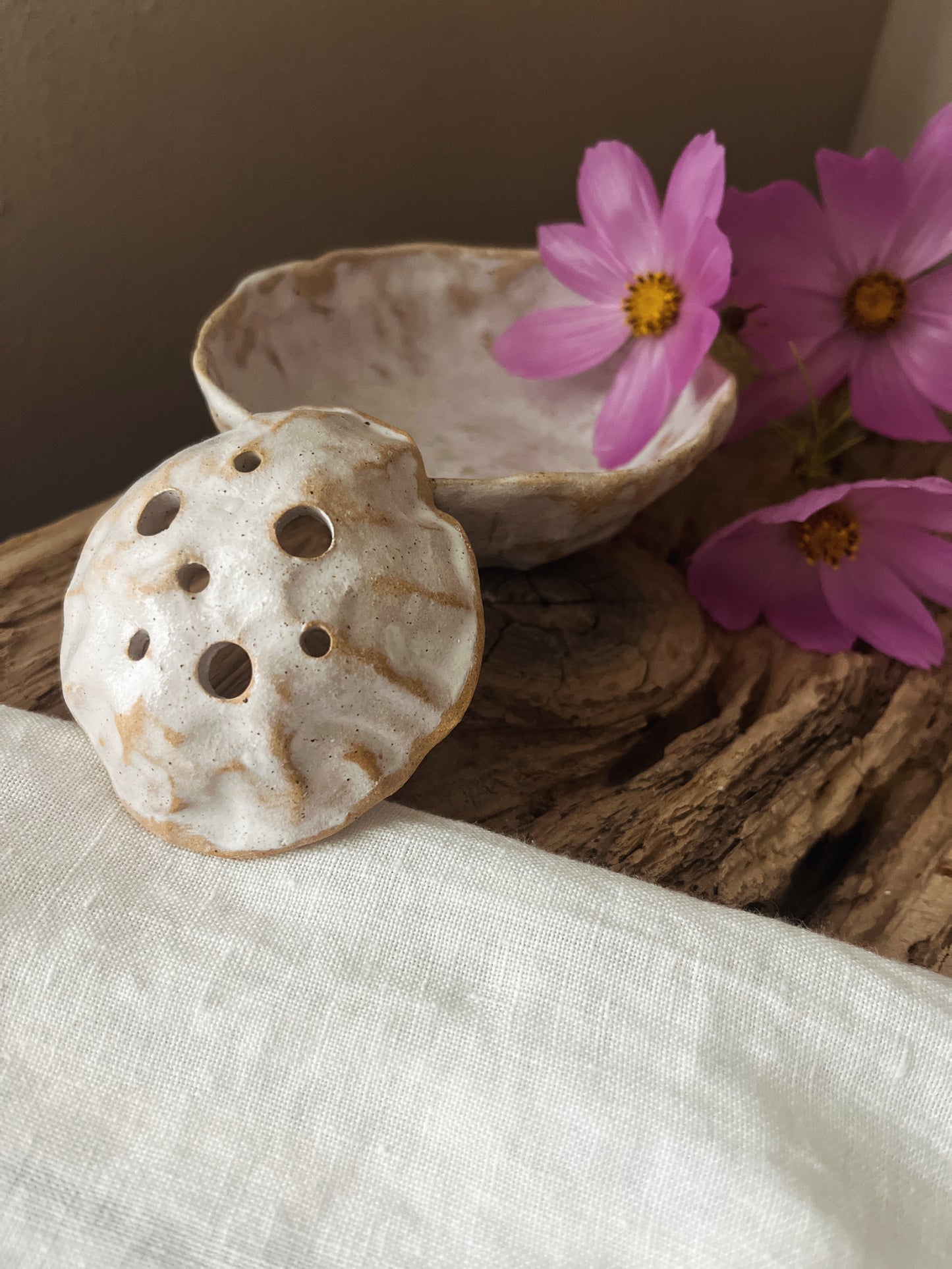 Pinch Pot Ikebana Bowl