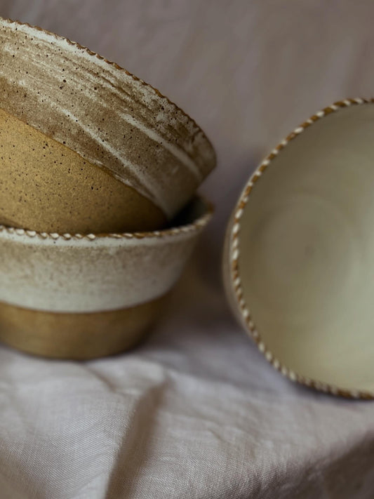 Rustic Stoneware Bowl