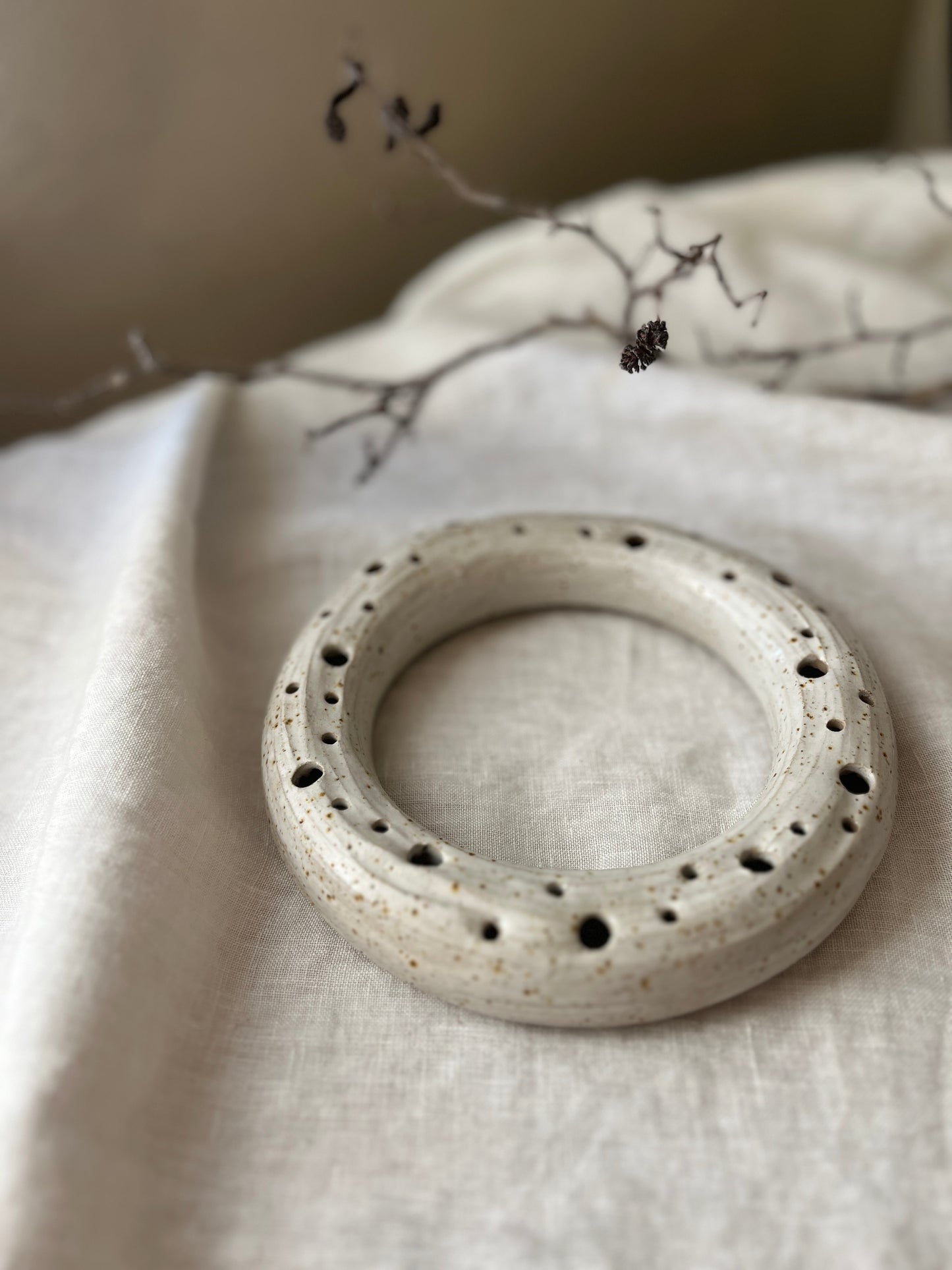 Ripple Floral Wreath Ring
