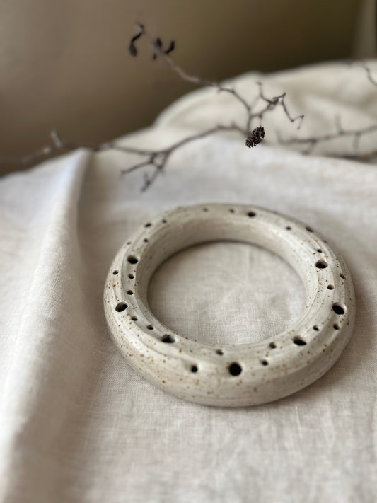 Ripple Floral Wreath Ring